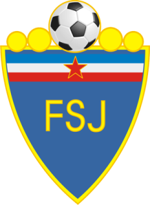 Símbolo da seleção da Iugoslávia. 
